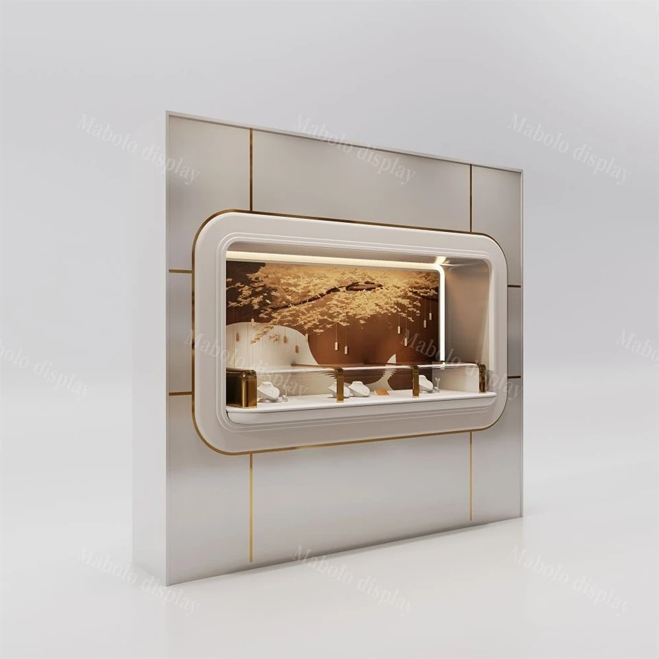 Wall-Mounted Watch Showecase With Velvet Lining suppliers